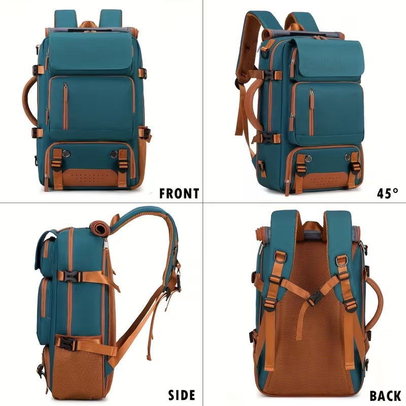 Large‑Capacity Multi‑Purpose Student Backpack, Laptop Backpack for Short Trips with Carry Handle