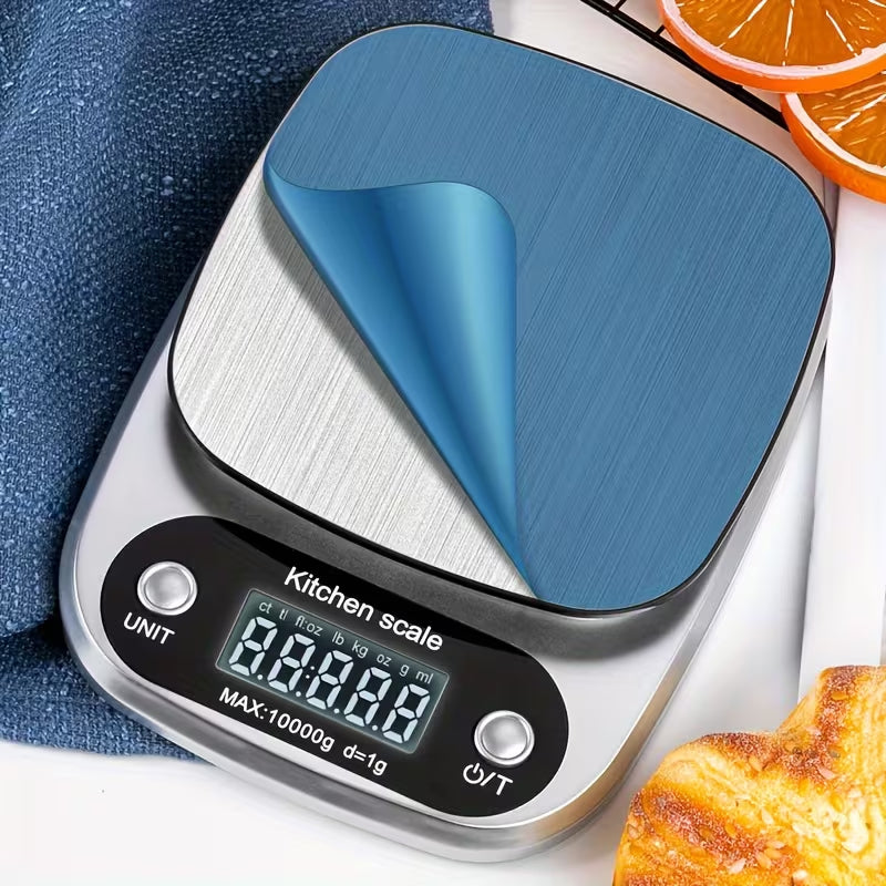 1pc Shipping Scale, Mail Scale, 9 Measurement Units, Precision Digital Scale, 10kg/1g, Stainless Steel Platform, Multifunctional Digital Scale, Small Business Supplies, Suitable for Office, Home Use