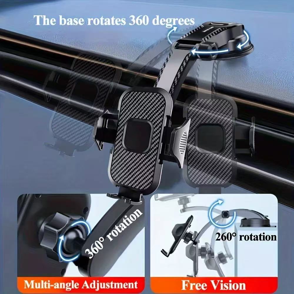 Heavy‑duty stable car phone holder designed for rough Tanzanian roads. 360 degree rotation, strong suction, one‑touch release, compatible with 4‑7 inch smartphones. Ideal for taxi & private drivers.