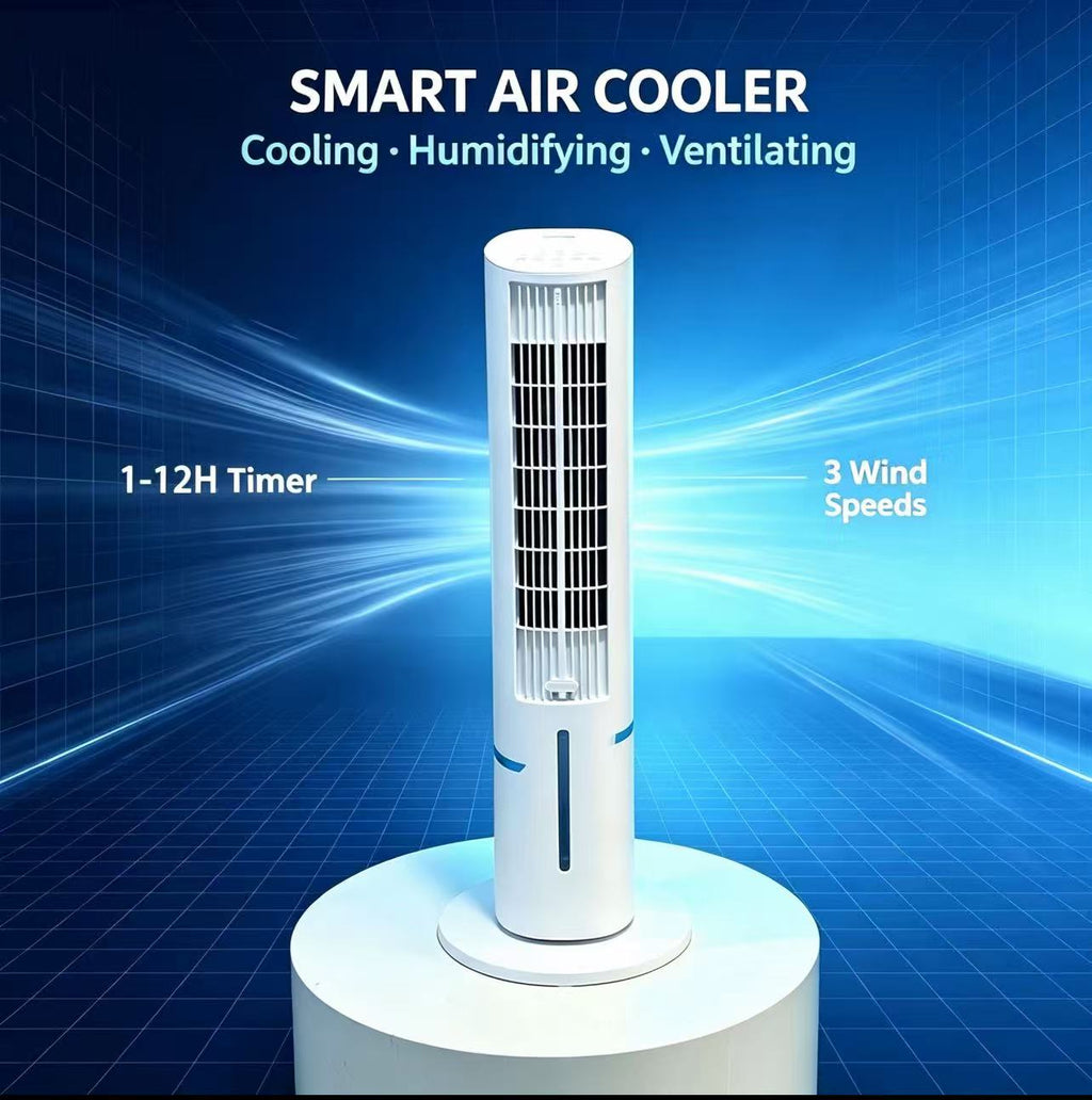Tired of unbearable hot weather in Tanzania? Our Smart Tower Air Cooler cools, humidifies and freshens your room all at once!