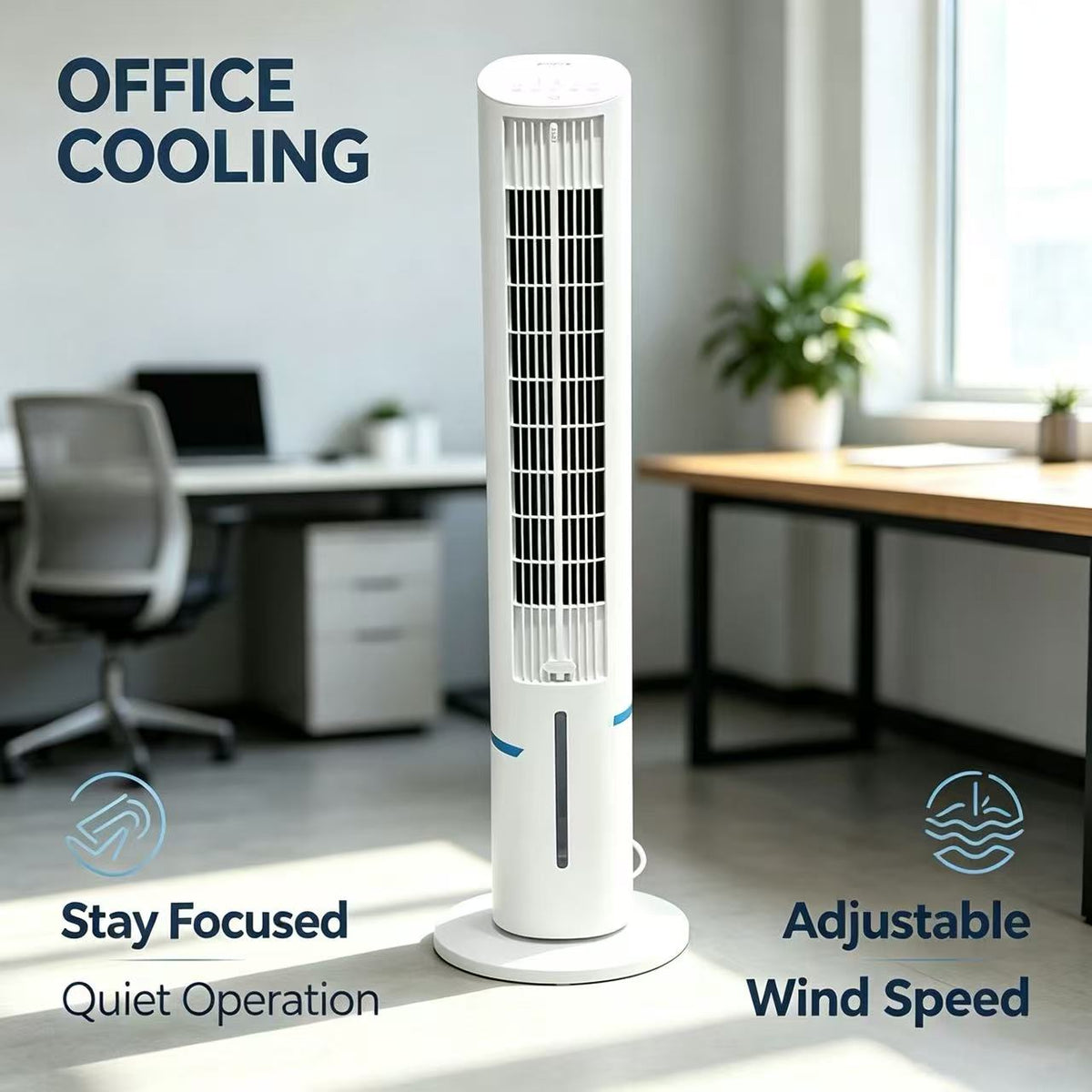 Tired of unbearable hot weather in Tanzania? Our Smart Tower Air Cooler cools, humidifies and freshens your room all at once!