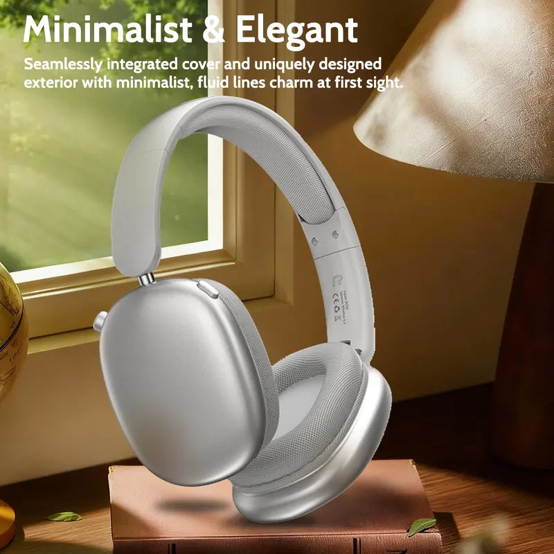 SY-T9 Wireless Over-Ear Headphones | Bluetooth 5.3, 40mm Hi-Fi Driver, 20H Playtime, TF Card & AUX Supported, Lightweight Portable Headset for Travel & Daily Use