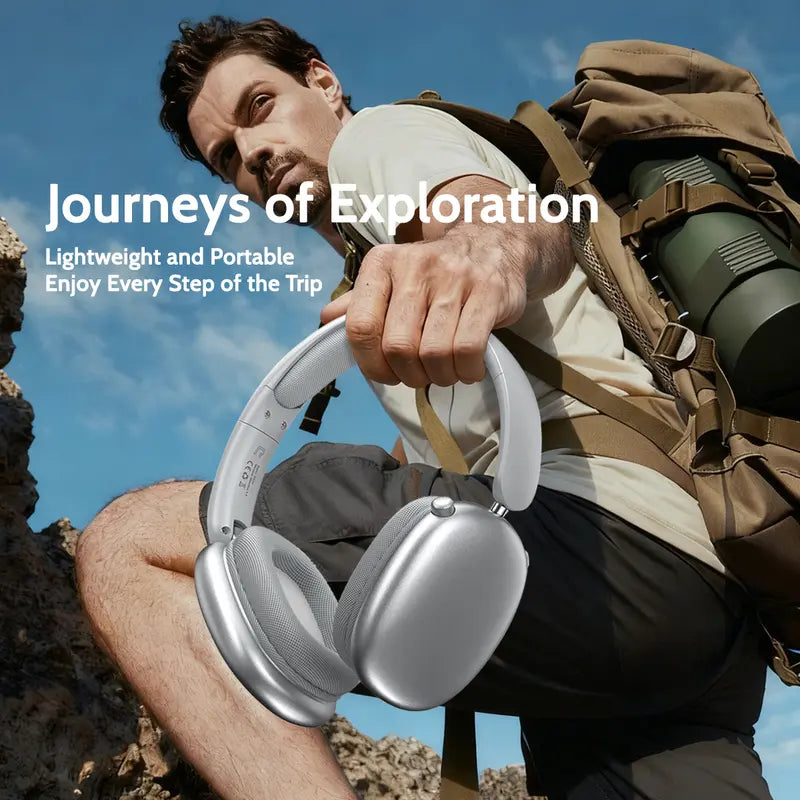 SY-T9 Wireless Over-Ear Headphones | Bluetooth 5.3, 40mm Hi-Fi Driver, 20H Playtime, TF Card & AUX Supported, Lightweight Portable Headset for Travel & Daily Use