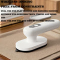 Wireless Portable Garment Steamer, 3-Speed Mini Handheld Clothes Iron, Wet & Dry Dual Use, Type-C Charging Travel Fabric Iron for Home and Business Trips