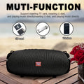 Portable Wireless Speaker, Dual Speakers, Wireless Speaker, TWS Stereo High-Resolution Audio, Hands-Free Calling/FM/TF Card/USB Drive, Connects to Phone/Tablet/TV, Supports Card & USB Drive, Compatible with TF Card/USB Drive/Built-in Microphone