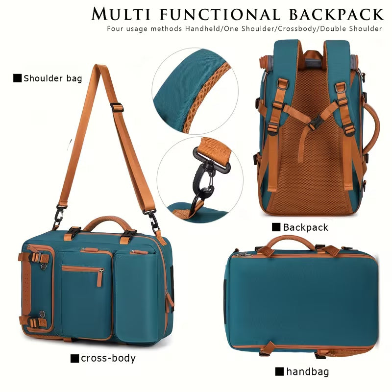 Large‑Capacity Multi‑Purpose Student Backpack, Laptop Backpack for Short Trips with Carry Handle