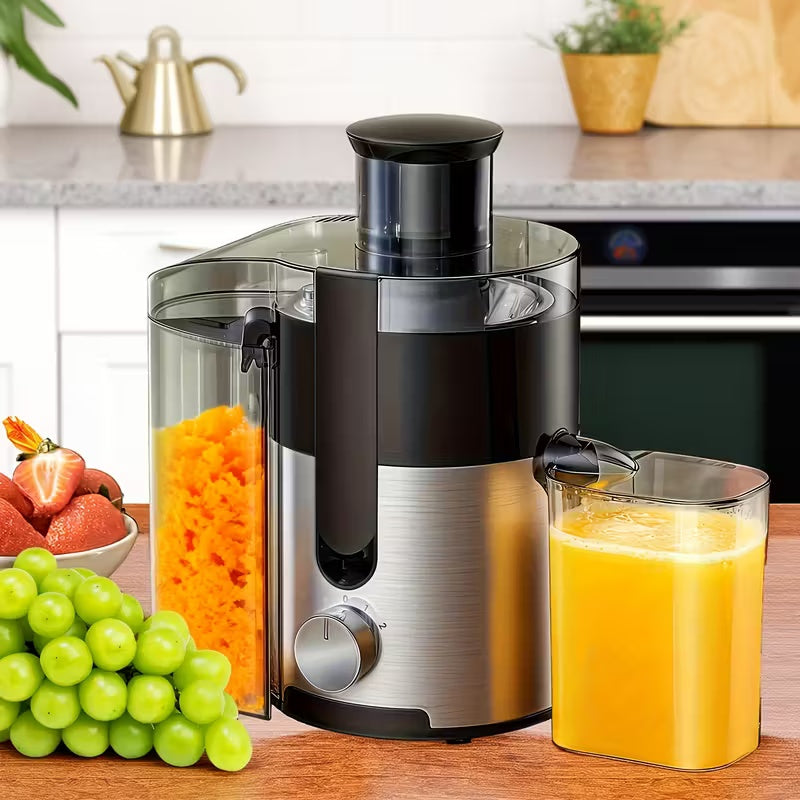 Home Electric Juice Extractor, Strong Motor Juicer for Mango, Orange & Vegetables, Easy Clean for Family Daily Fresh Juice