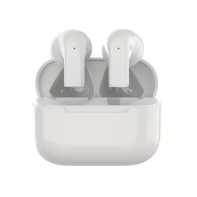 TWS True Wireless Bluetooth Earbuds, Stereo Sound Earphones with Clear Call Mic, Comfort‑Fit In‑Ear Headphones with Charging Case