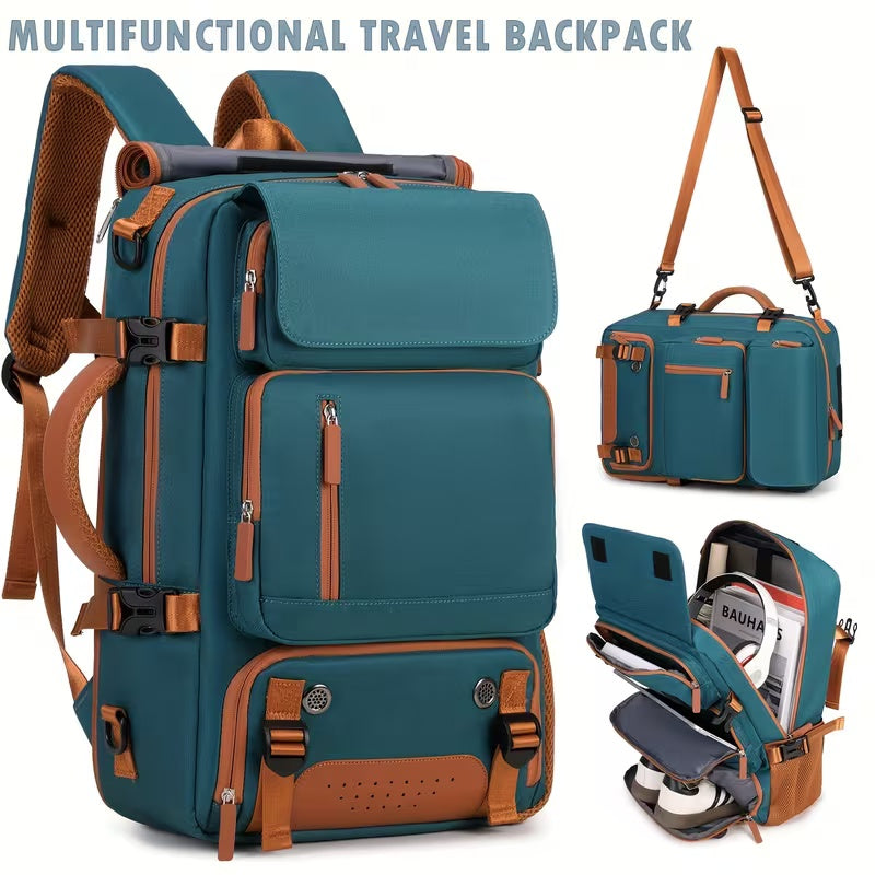 Large‑Capacity Multi‑Purpose Student Backpack, Laptop Backpack for Short Trips with Carry Handle