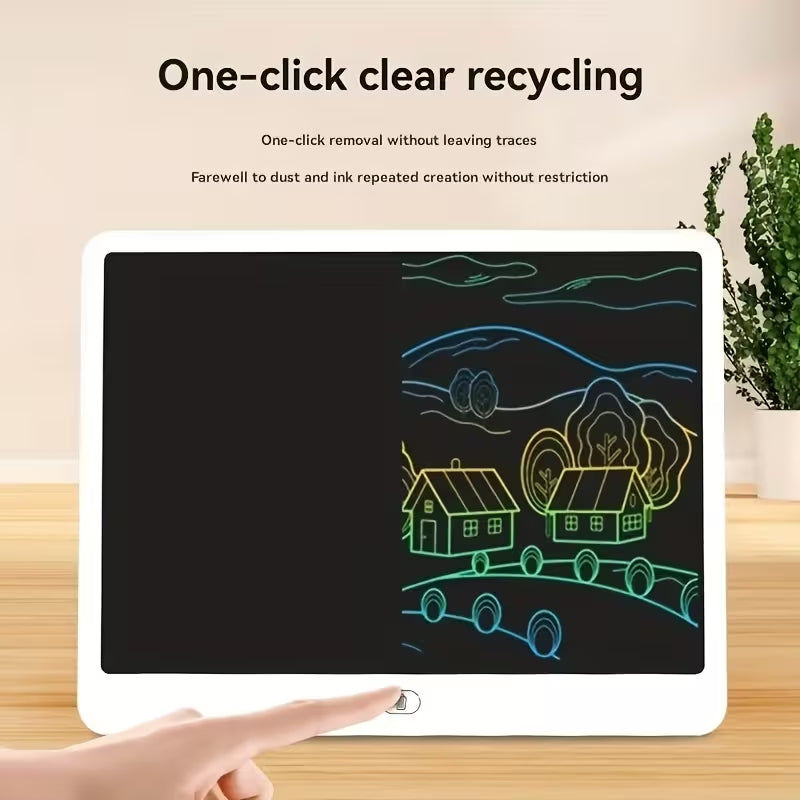 16-inch erasable LCD doodle board—includes a stand. This electronic writing and drawing tablet is a creative toy suitable for both children and adults for learning and education. Special offers available for Children's Day, Christmas, and Halloween.