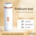 Rechargeable Electric Foot Callus Remover, Wireless Pedicure Tool for Dead Skin & Hard Corns