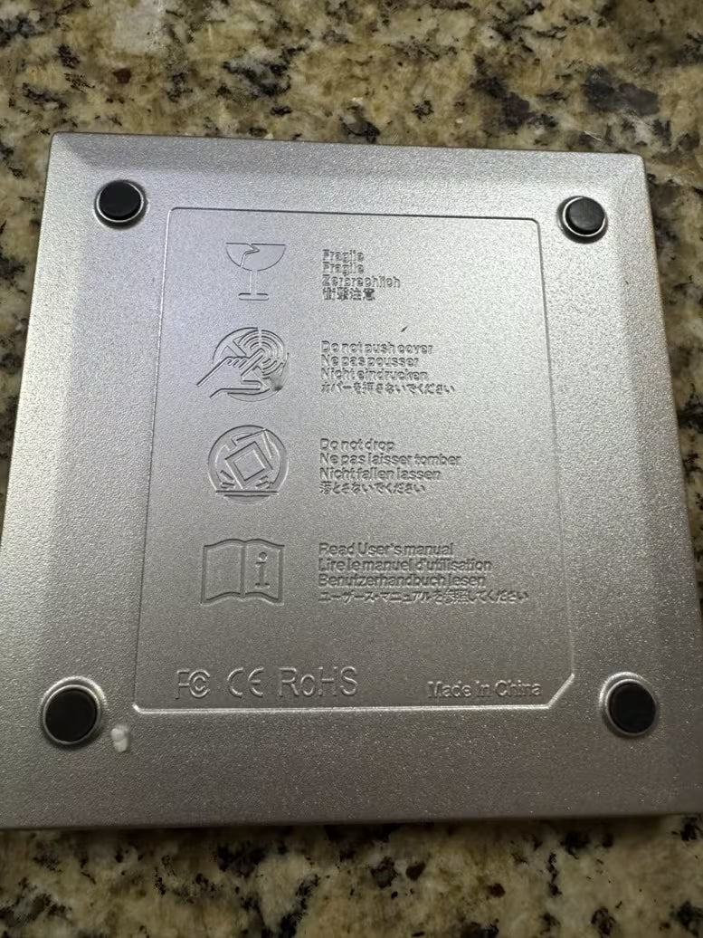 External DVD Drive / DVD-ROM CD-RW Burner – Portable External CD-RW Drive & DVD-RW Burner – Compatible with Laptops and Desktops