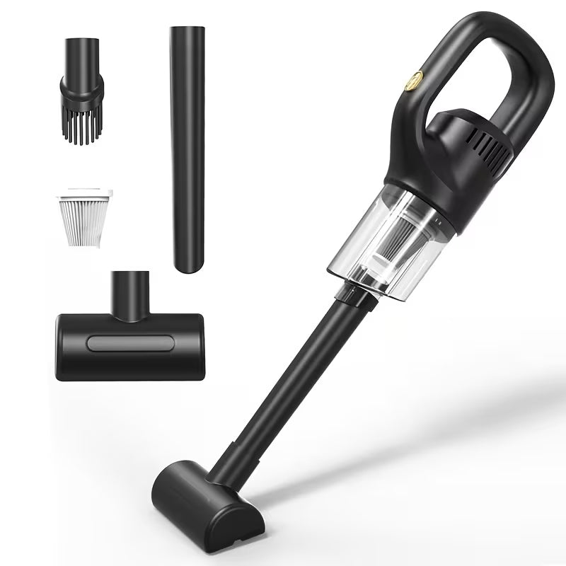 Cordless Handheld Vacuum Cleaner, 1300PA Strong Suction Portable Wireless Vacuum with Triple Filtration, Multi Brush Heads for Home Sofa, Floor, Car, Dust & Mite Cleaning