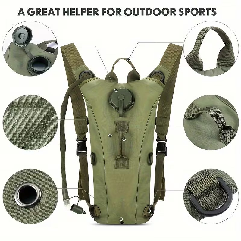 Outdoor Hydration Pack for Long-Distance Hiking and Mountaineering.