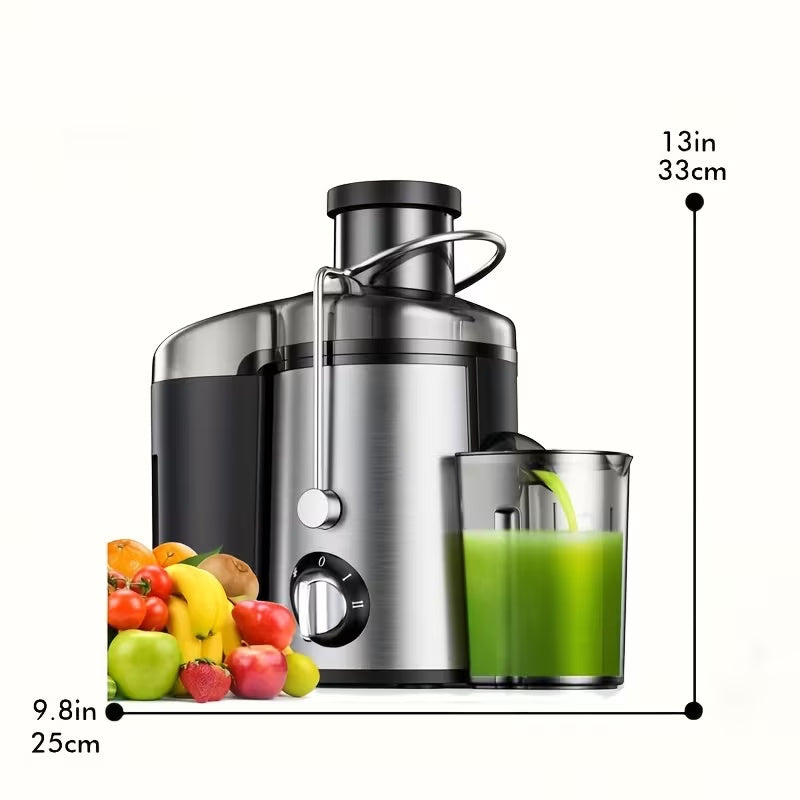 Home Electric Juice Extractor, Strong Motor Juicer for Mango, Orange & Vegetables, Easy Clean for Family Daily Fresh Juice