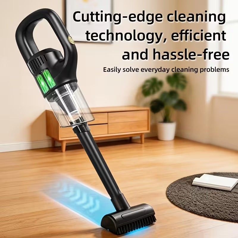 Cordless Handheld Vacuum Cleaner, 1300PA Strong Suction Portable Wireless Vacuum with Triple Filtration, Multi Brush Heads for Home Sofa, Floor, Car, Dust & Mite Cleaning