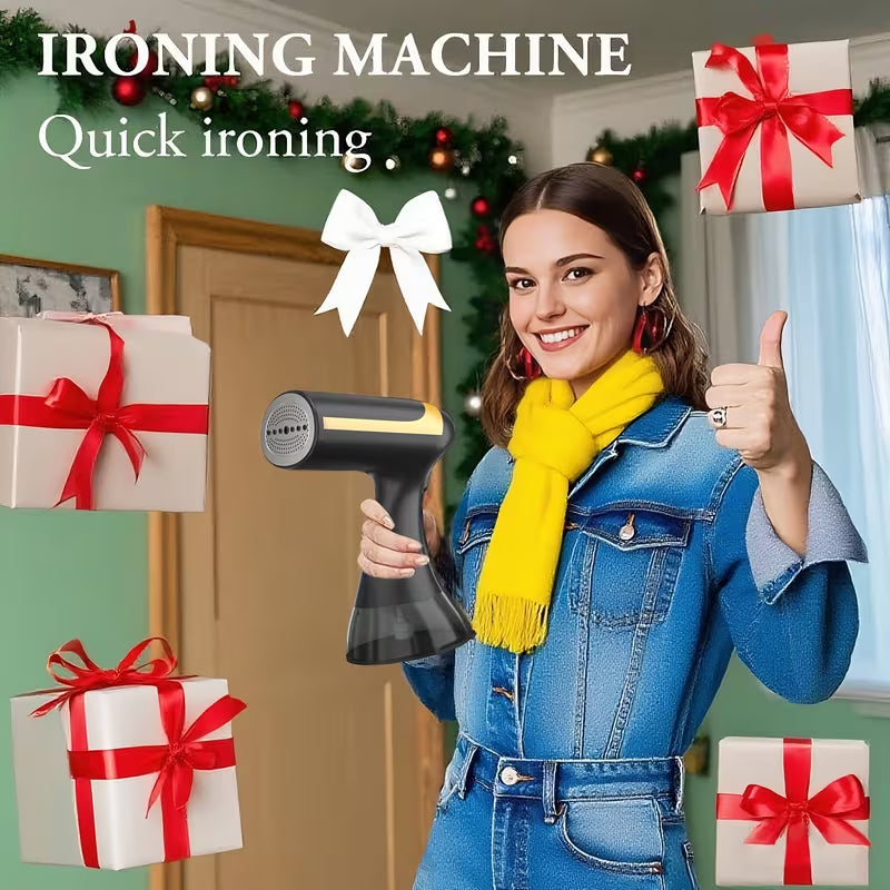 Handheld Garment Steamer, 20s Fast Heat Up Portable Clothes Steam Iron, Powerful Steam Fabric Wrinkle Remover for Home & Travel