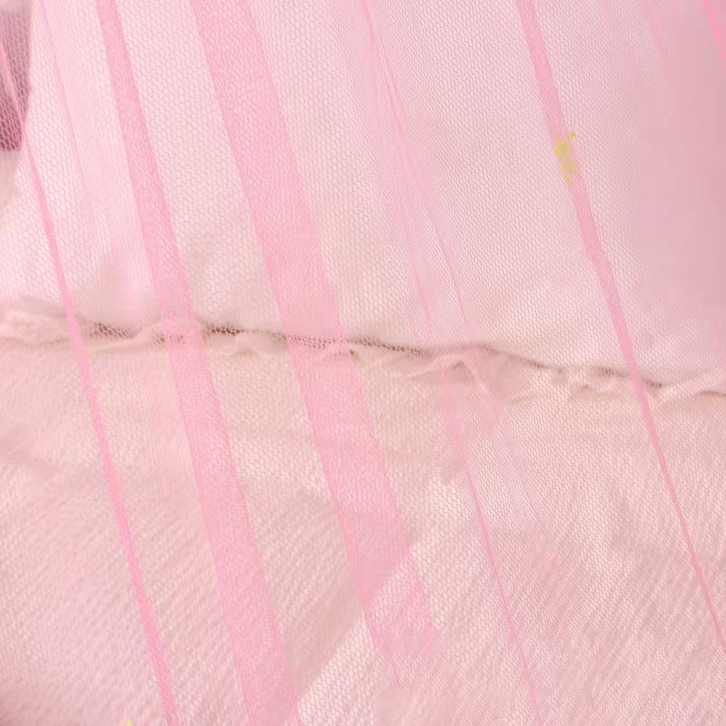 Luminous Star Print Ceiling Hanging Mosquito Net, Breathable Canopy Bed Net for Single & Double Beds, Home Bedroom Decor