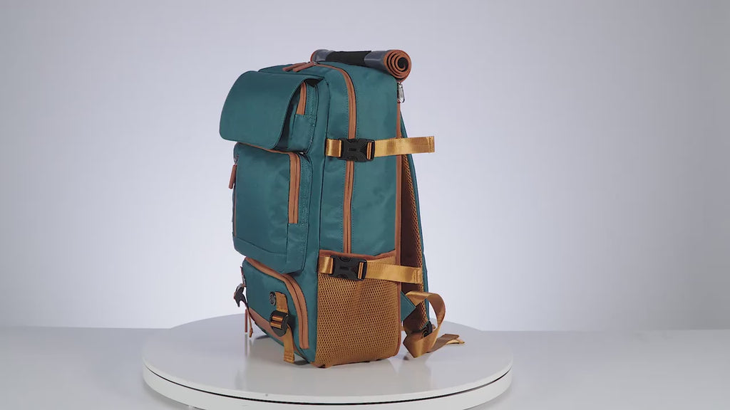 Large‑Capacity Multi‑Purpose Student Backpack, Laptop Backpack for Short Trips with Carry Handle